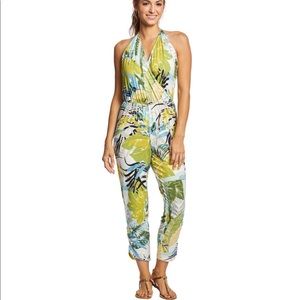 Green Dragon Halter jumpsuit